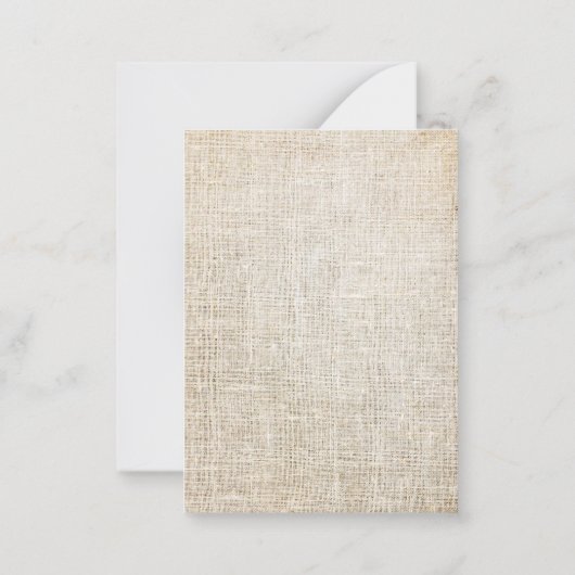 Rustieke delicate acryl bloemenbruiloft dank u notitiekaartje (Achterkant)