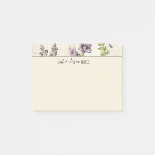 Rustieke Desk Notes Pad (Voorkant)