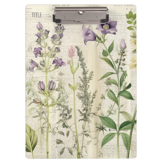 Rustieke Desk Notes Pad Klembord (Voorkant)