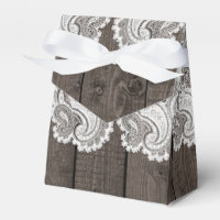 Rustieke donkere hout & kant Elegante bruidsdouche