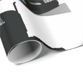 Rustieke Drie Zwarte Trucks  Truck Design Cadeaupapier (Rol Hoek)