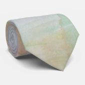 Rustieke Drip Waterverf Print Stropdas (Opgerold)
