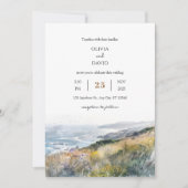 Rustieke Dusty Windy Bluffs Ocean Uitzicht strand  Kaart (Voorkant)