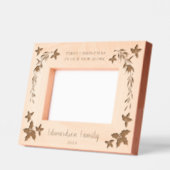 Rustieke eerste kerst in ons nieuwe huis monogramm gegraveerde lijstjes (Links)