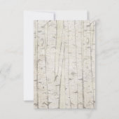 Rustieke eikels Oak Birch Thanksgiving Save the Da Date (Achterkant)