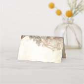 Rustieke eiken boom en gesneden hart bruiloft (Achterkant)