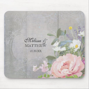 Rustieke Elegante Bloemen Muismat