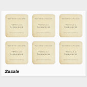 Rustieke Elegante Kraft Papier Kaars Label (Vel)