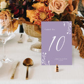 Rustieke Elegante Lavendel Wildbloemen Boho Bruilo Kaart