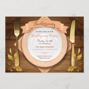 Rustieke Elegante Tafelsetting Houten Eikelblad Go Kaart