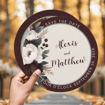 Rustieke Elegantie Bourgondische Bloemen Save The