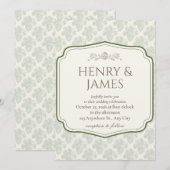 Rustieke Elegantie Herfst Pinecone Kaart (Voorkant / Achterkant)