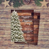 Rustieke Elegantie Kerstboom Kerstfeest Kaart