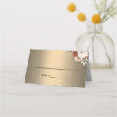 Rustieke Elegantie Wildbloemen op gouden bruiloft (Voorkant)