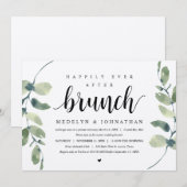 Rustieke Eucalyptus, Huwelijksfeest Kaart (Voorkant / Achterkant)