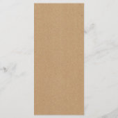 Rustieke Eucalyptus Menu (Achterkant)