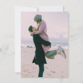 Rustieke Eucalyptus Save The Date Kaart (Achterkant)