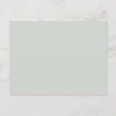 Rustieke Eucalyptus Script Zomer bruiloft Uitnodiging Briefkaart (Achterkant)