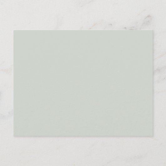 Rustieke Eucalyptus Script Zomer bruiloft Uitnodiging Briefkaart (Achterkant)