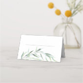Rustieke Eucalyptus trouwplaats kaarten (Voorkant)