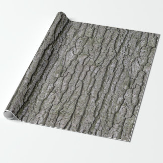Rustieke Faux Dry Wood Grain Tree Bark Cadeaupapier