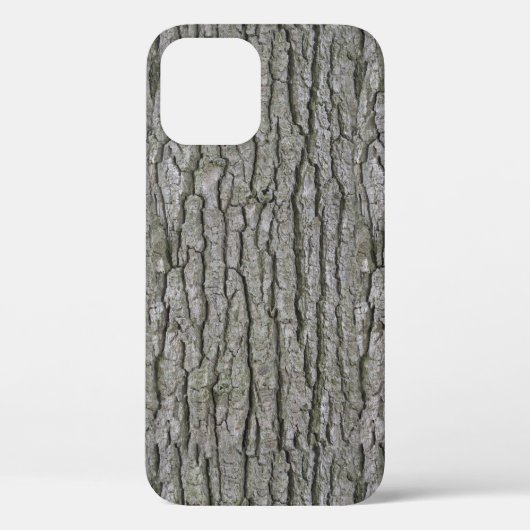 Rustieke Faux Dry Wood Grain Tree Bark Case-Mate iPhone Case (Achterkant)