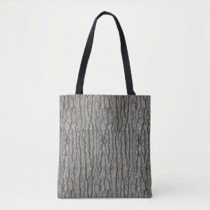 Rustieke Faux Dry Wood Grain Tree Bark Draagtas