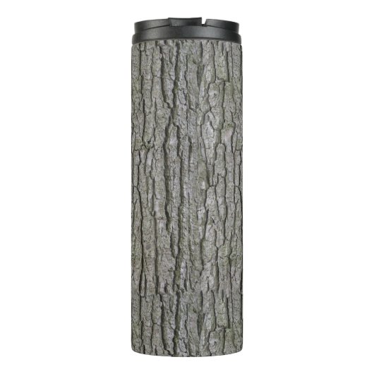Rustieke Faux Dry Wood Grain Tree Bark Thermosbeker (Achterkant)