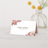 Rustieke Floral Mauve bruiloft (Achterkant)