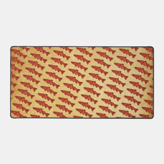 Rustieke forel bureaumat (Voorkant)