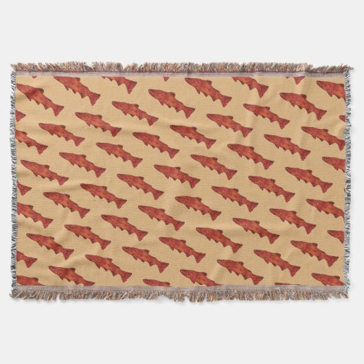 Rustieke forel deken (Voorkant)