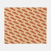 Rustieke forel fleece deken (Voorkant (Horizontaal))