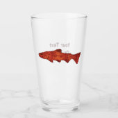 Rustieke forel glas (Voorkant)