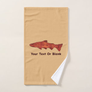 Rustieke forel handdoek