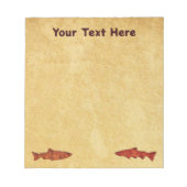 Rustieke forel notitieblok (Voorkant)