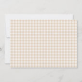 Rustieke foto Eerste Rodeo Wild West 1e verjaardag Kaart (Achterkant)