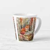 Rustieke Fox Books Woodland Herfst Herfst Latte Mok (Rechterhoek)