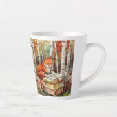 Rustieke Fox Books Woodland Herfst Herfst Latte Mok (Rechts)