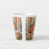 Rustieke Fox Books Woodland Herfst Herfst Latte Mok (Voorkant)