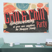 Rustieke Friendsgiving Housewarming BBQ Thanksgivi Spandoek (Beurs)