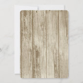 Rustieke Fruit en Bloem Oogst Bruiloft uitnodiging (Achterkant)