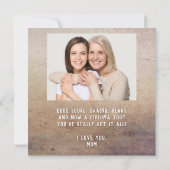 Rustieke Gefeliciteerd Afstuderen 2 Foto Afstudere Kaart (Achterkant)