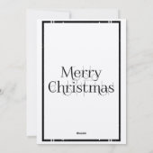  rustieke geïnspireerde poedel kerst Kaart (Achterkant)