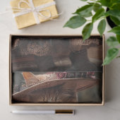  rustieke geklede kat decoupage tissuepapier (Geschenk)