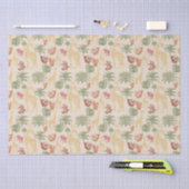 Rustieke Giraffe Floral Tissuepapier (Craft)