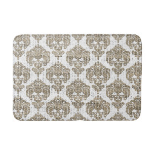 Rustieke Glamour Jute Royal Damast Chic Modern Badmat