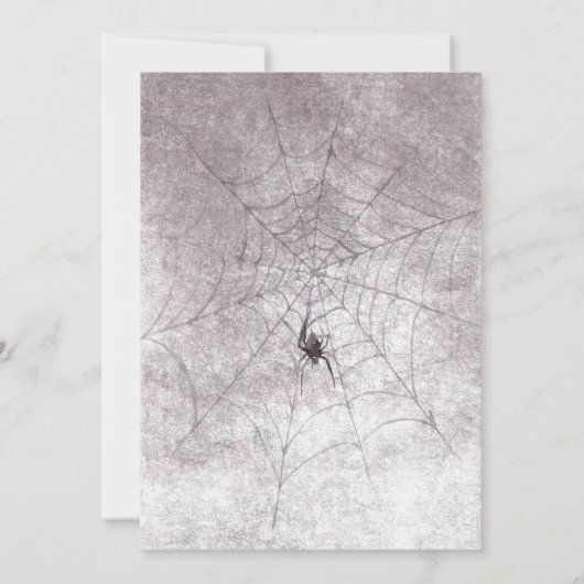 Rustieke Gothic Til Death Do Us Party Koppels Douc Kaart (Achterkant)