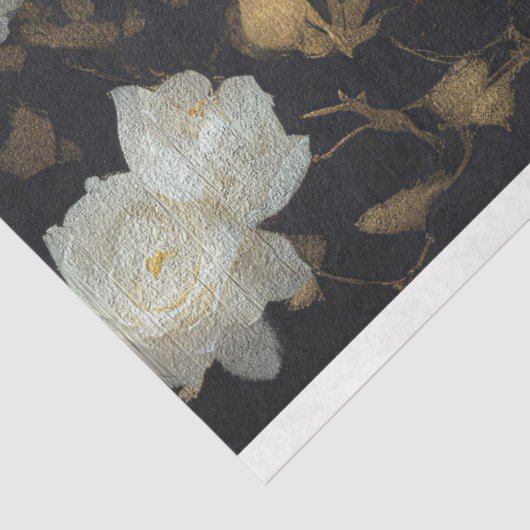 Rustieke Gotische Crow Decoupage Tissuepapier (Detail)