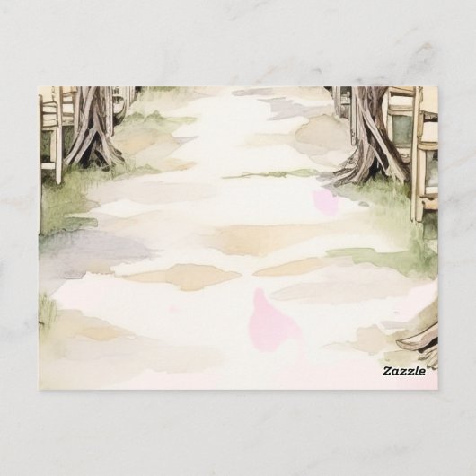 Rustieke Grapevine-geïnspireerde wijnmakerij bruil Briefkaart (Achterkant)