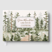 Rustieke Green Forest Cabin Lake House Gastenboek (Voorkant)